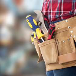Belt With Mounting Hardware And Repairs